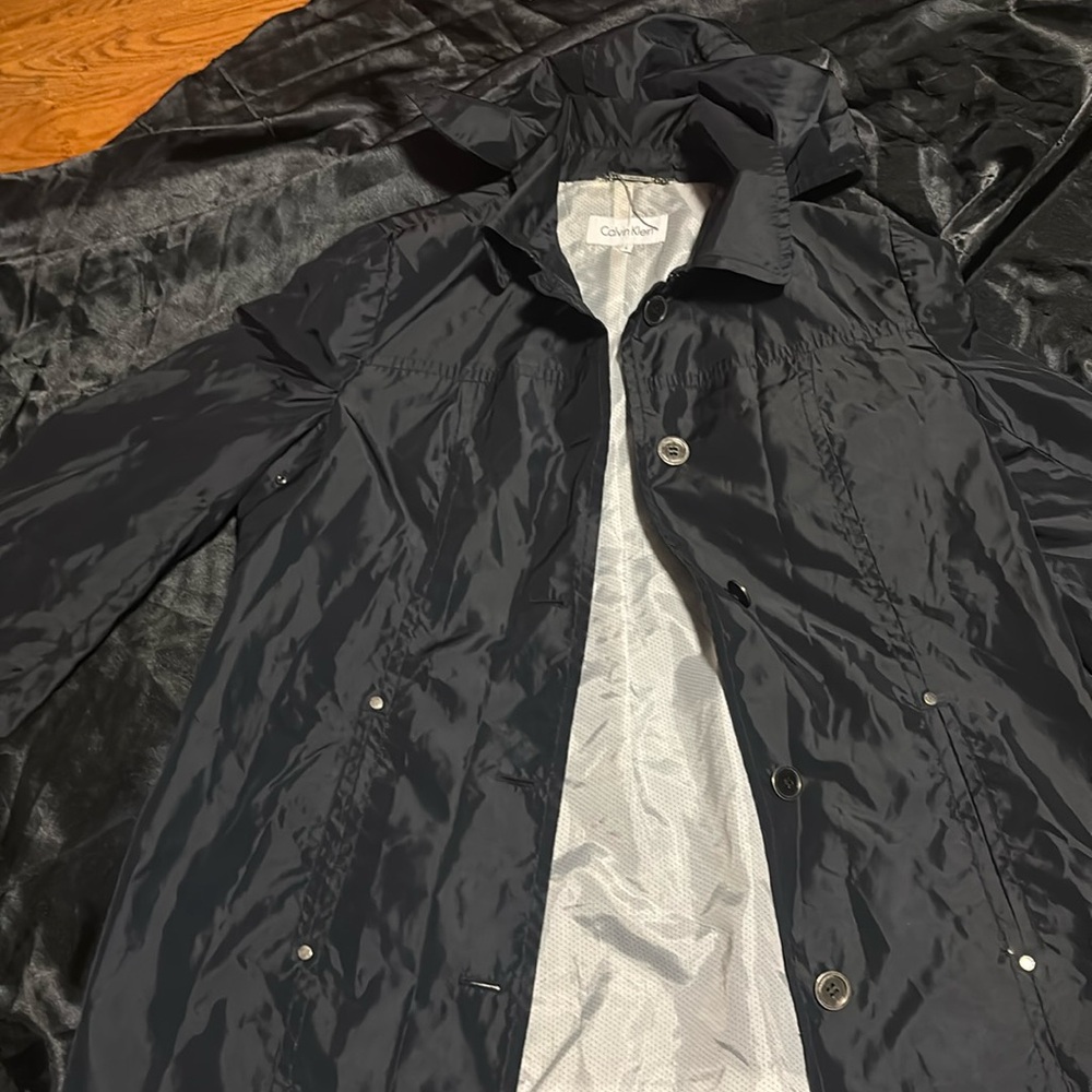 Blue Calvin Klein Rain Jacket